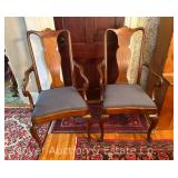 (2) Dining Chairs and (2) Captains Chairs