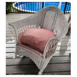 Merikord Wicker Rocking Chair, 28” Wide
