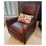 Leather Recliner, 27"w