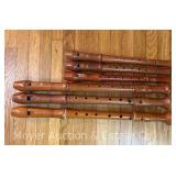 Group of Recorders, 13”-19” Long