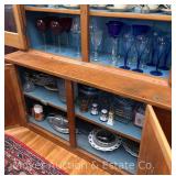Group of Stemware, Serving-ware, Glass Dishes, Etc.