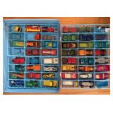 (48) Die Cast Cars in Matchbox Carry Case