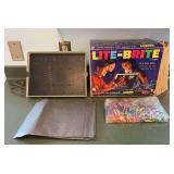 Hasbro Lite-Brite With Original Box, Pegs, and Templates