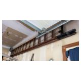 28ft Wood Extension Ladder