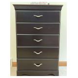5 Drawer Chest of Drawers, 31"x16"x48"h