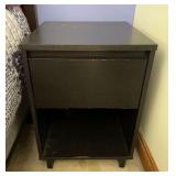 Single Drawer End Table, 18"x18"x24"h