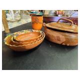 Stoneware Tureen & Serving Bowls