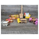 Vintage Doll House Furniture