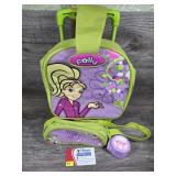 Polly Pocket Mini Bag w/Wheels & More