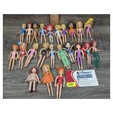 Polly Pocket Dolls Lot of 23