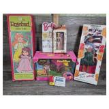 Barbie Dolls, Vintage Rosebud Paper Dolls & More