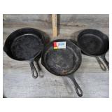 Wagner Cast Iron Skillet Trio