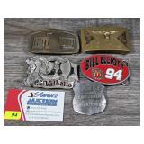 Belt Buckles & Marion County Caretaker Badge