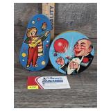 Vintage Tin Litho Noise Makers