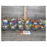 Vintage 1983 Smurf Glasses (6)