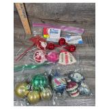 Vintage Christmas Glass Ornaments