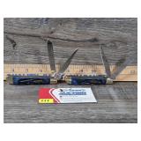 Crowing Rooster Pocket Knife Pair