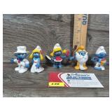 Rare Vintage Schleich Smurf  Figures