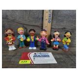 Vintage PBS "The Puzzle Place" PVC Figures