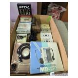 Cassette Tape Player & Cassette Tapes