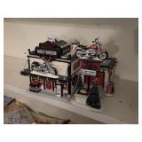 Deptartment 56 Snow Village Harley-Davidson Shop