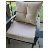 Patio Chairs with Cushions (Pair)