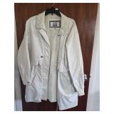 Vntg Fleet Street Women's Rain Coat Short Trench