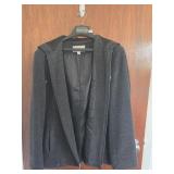 Croft Barrow Wool Coat w/ Hood Sz L