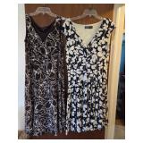Floral Print Dresses Pair  Sz 12