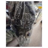 Folding Club Chair 'Overstuffed  Soft Suede Cover