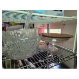 Punch Bowls & Cake Stand, Cake Plate