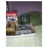 Donut Maker, Canister, Chopper, Sugar Shaker