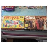 Children's Games Operation & Clue