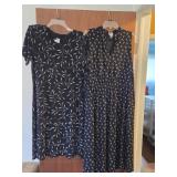 Black & White Flare Dress Anne Klein & Molly Mallo