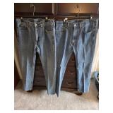 Levi's 505 Blue Jeans 36x34