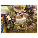 Pair Fall Decor Wreath