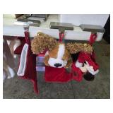 Trio Stocking Hangers & Stockings