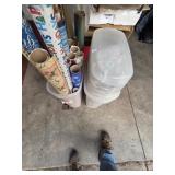 2 Tubs of Christmas Wrqpping Paper