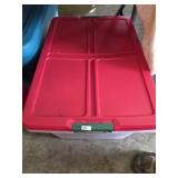 Tub of Christmas Ornaments