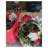 Christmas Decor Poinsetta & more