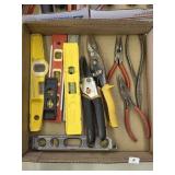Levels, Snips & Needlenose Pliers