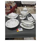 Vntg Haviland Blue Garland China Assorted Lot