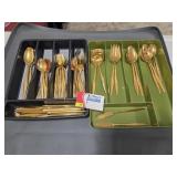Vintage Gold Plated Flatware