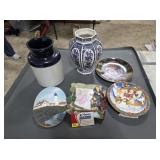 Misc. Plates, Vase & More