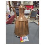 Turkish Hand Hammered Copper Water Pitcher (Ewer)