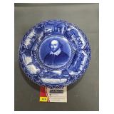 Transferware Ceramic William Shakespeare Plate