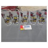 Vintage Libbey Tumblers w/ Classic Cars