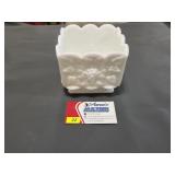 Westmoreland Milk Glass Paneled Grape Design