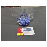 Vintage St. Clair Art Glass Teapot Paperweight