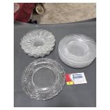 Vintage Assorrted Glass Plates